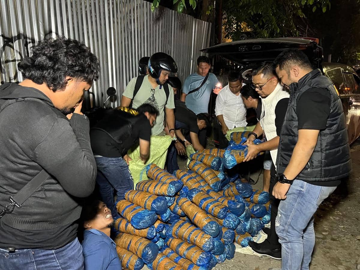 Kejar-kejaran di Medan, 93 Kg Ganja Gagal Edar di Tembung