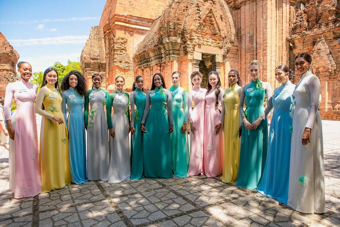 Potret Finalis Miss World 2026 Berkunjung ke Po Nagar Cham Temple