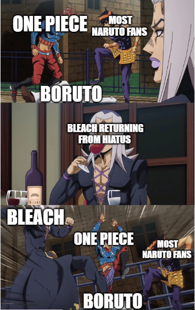 meme anime Big Three