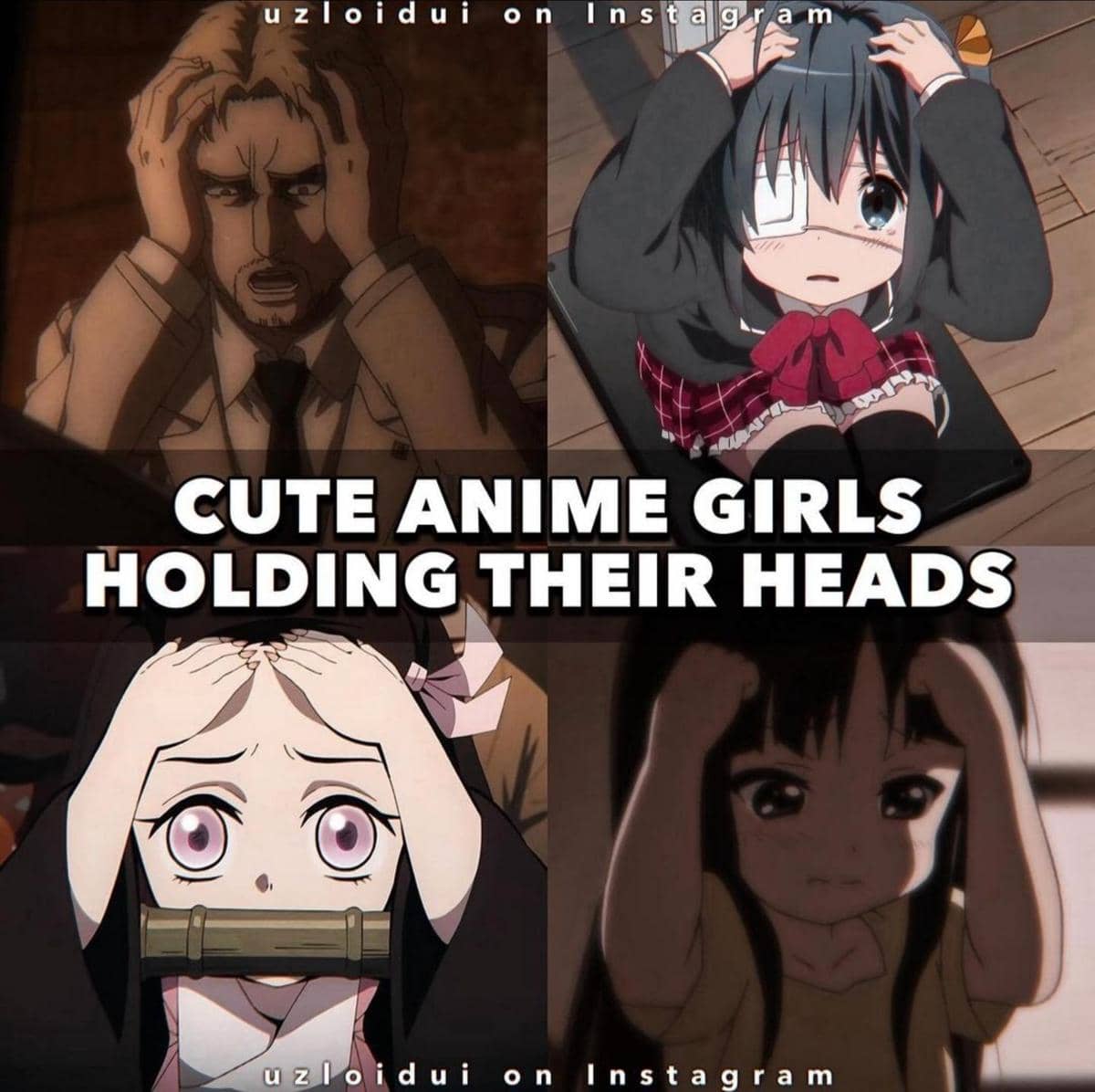 meme momen menggemaskan cewek anime