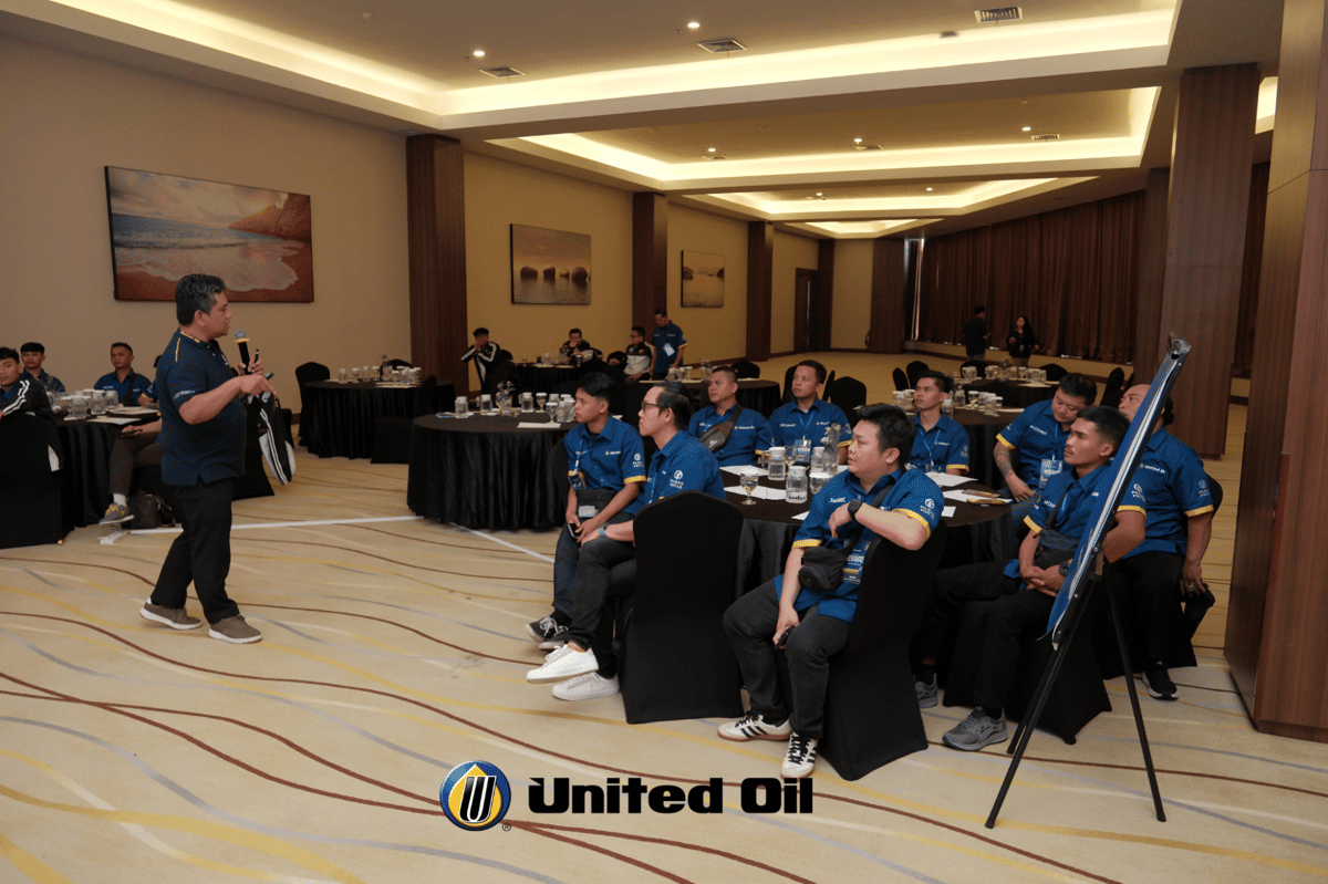 Suasana pelaksanaan Mechanic Olympic 2026 yang digelar United Oil di Batam dalam dokumentasi acara.