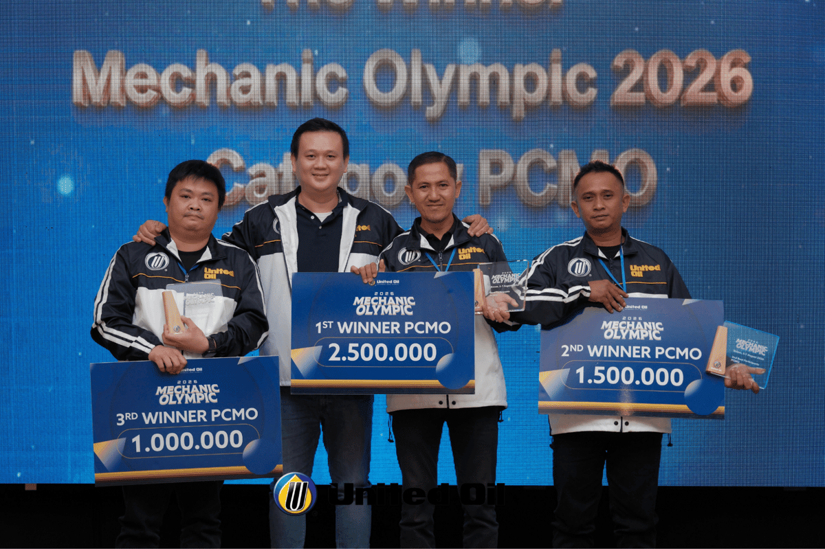 Dokumentasi para pemenang Mechanic Olympic 2026 dalam acara kompetisi mekanik yang digelar pada tahun 2026.