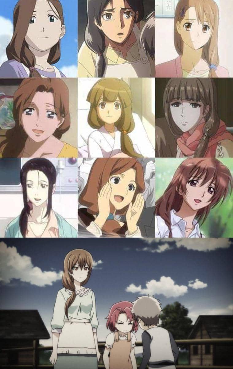 meme anime tentang gaya rambut cewek