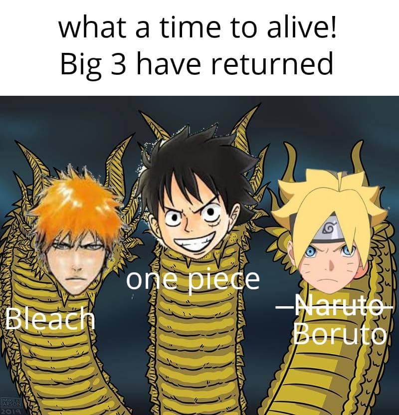 meme anime Big Three