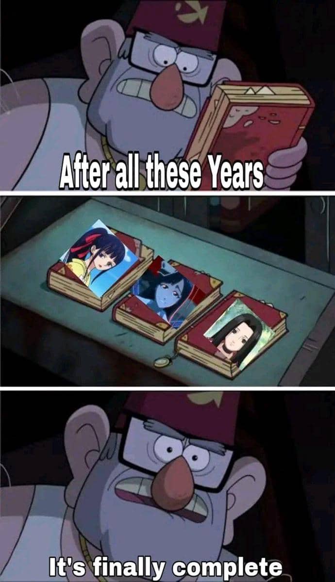 meme anime Big Three