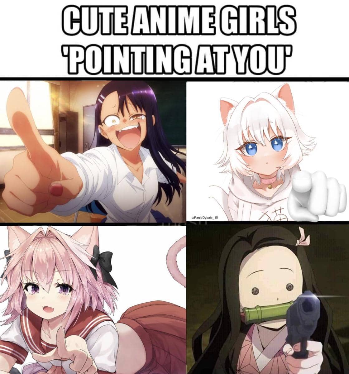 meme momen menggemaskan cewek anime