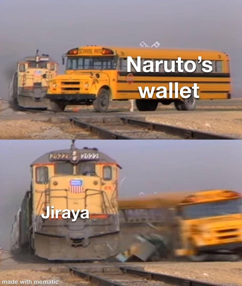 meme Naruto tentang uang