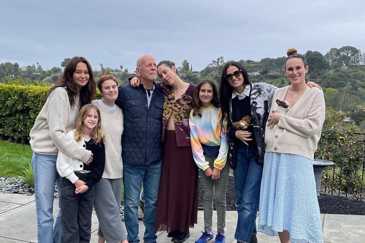 Arti Nama Kelima Anak Bruce Willis dengan Demi Moore dan Emma Hemming
