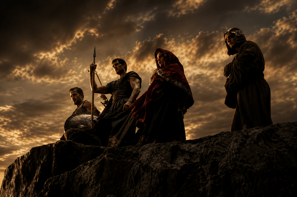 cuplikan film latar Yunani Kuno Immortals (2011)