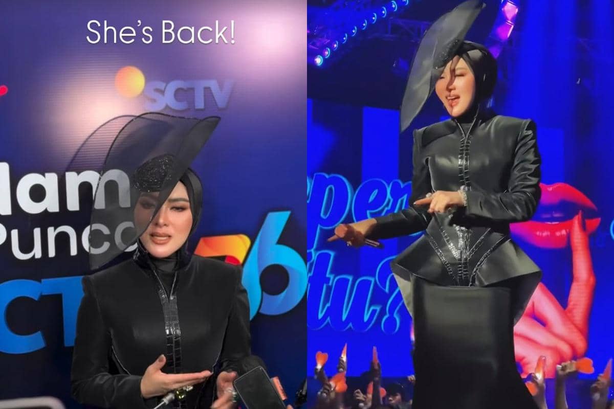 Syahrini Perdana Comeback Nyanyi di TV usai 6 Tahun Vakum, Masih Cetar!