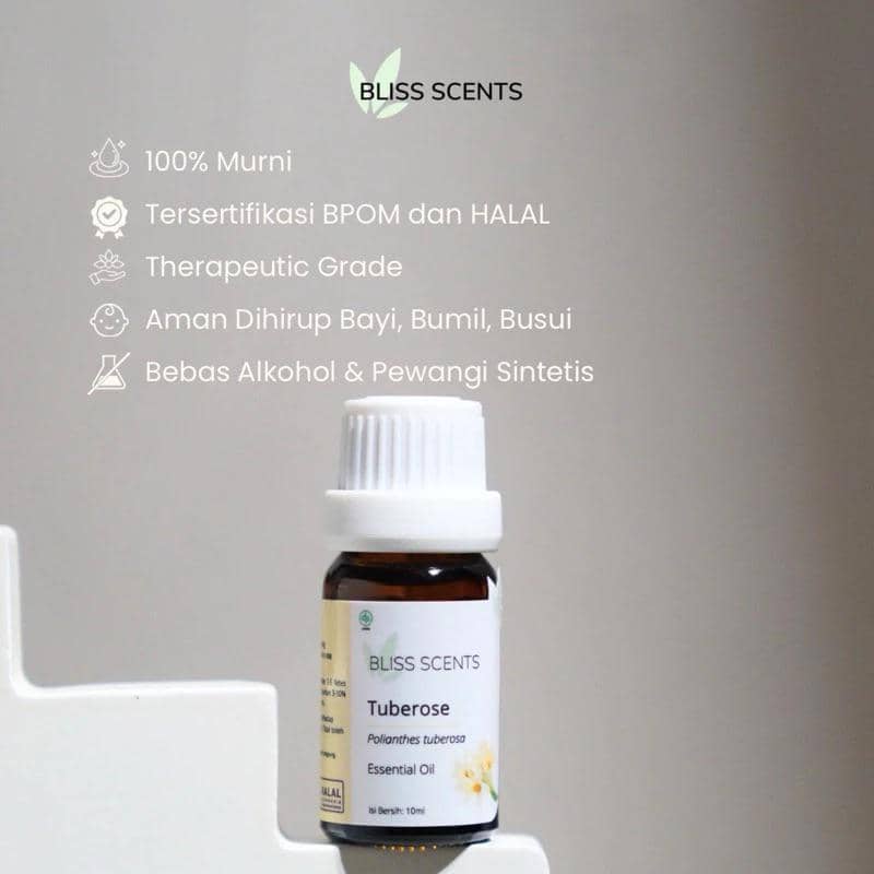Bliss Scents Tuberose Sedap Malam Essential Oil Diffuser.