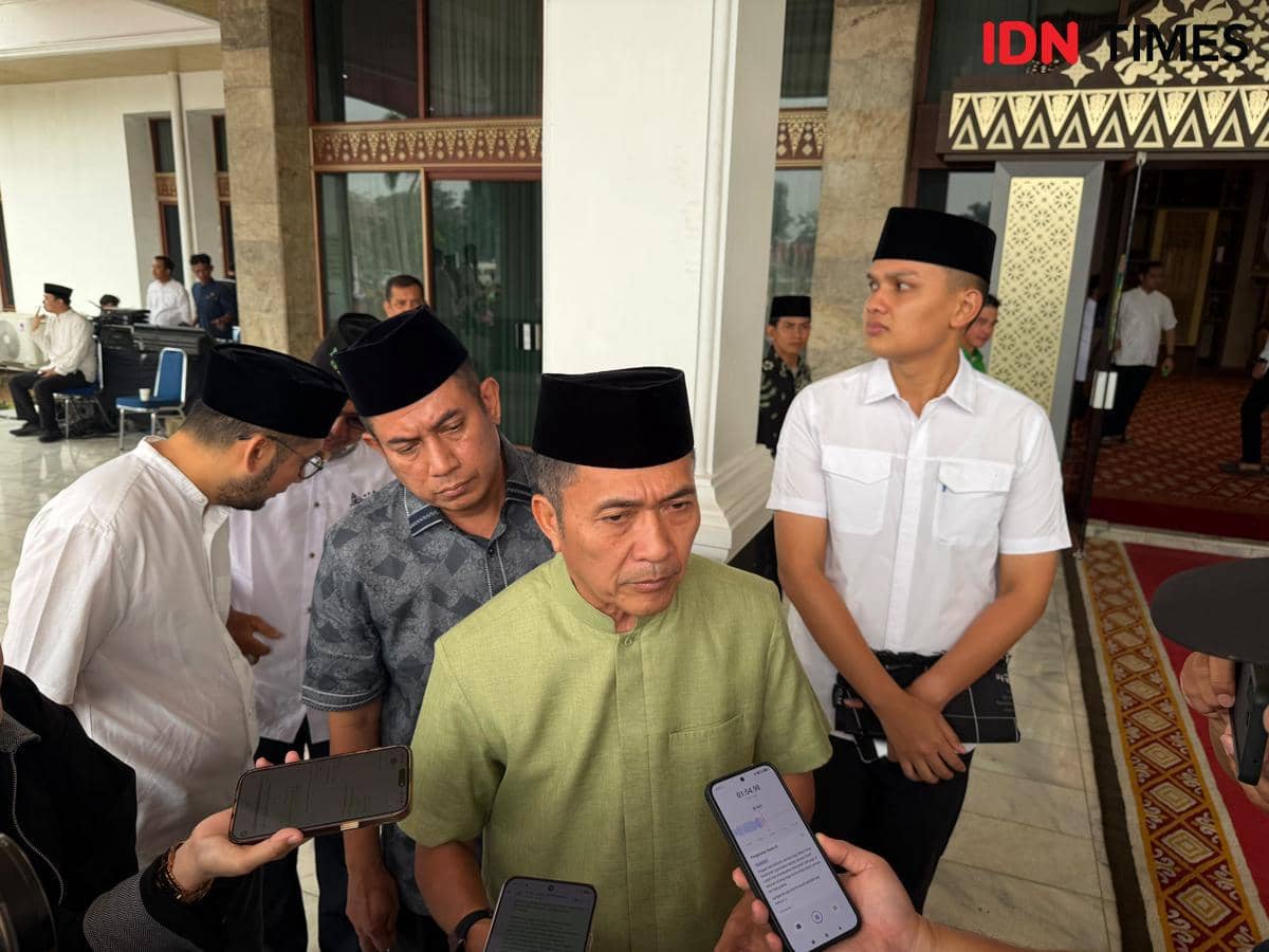 Potret Wali Kota Palembang Ratu Dewa dalam dokumentasi yang diabadikan oleh Rangga Erfizal untuk IDN Times.