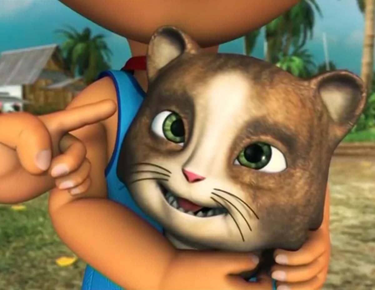 karakter Apin dalam serial animasi Upin & Ipin 