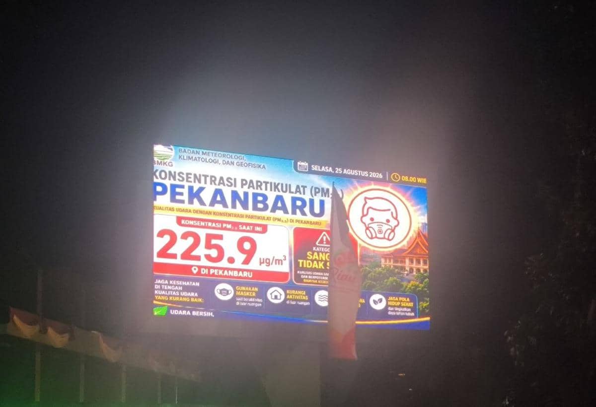 Kualitas Udara Memburuk, TK SD dan SMP Pekanbaru Diliburkan 3 Hari