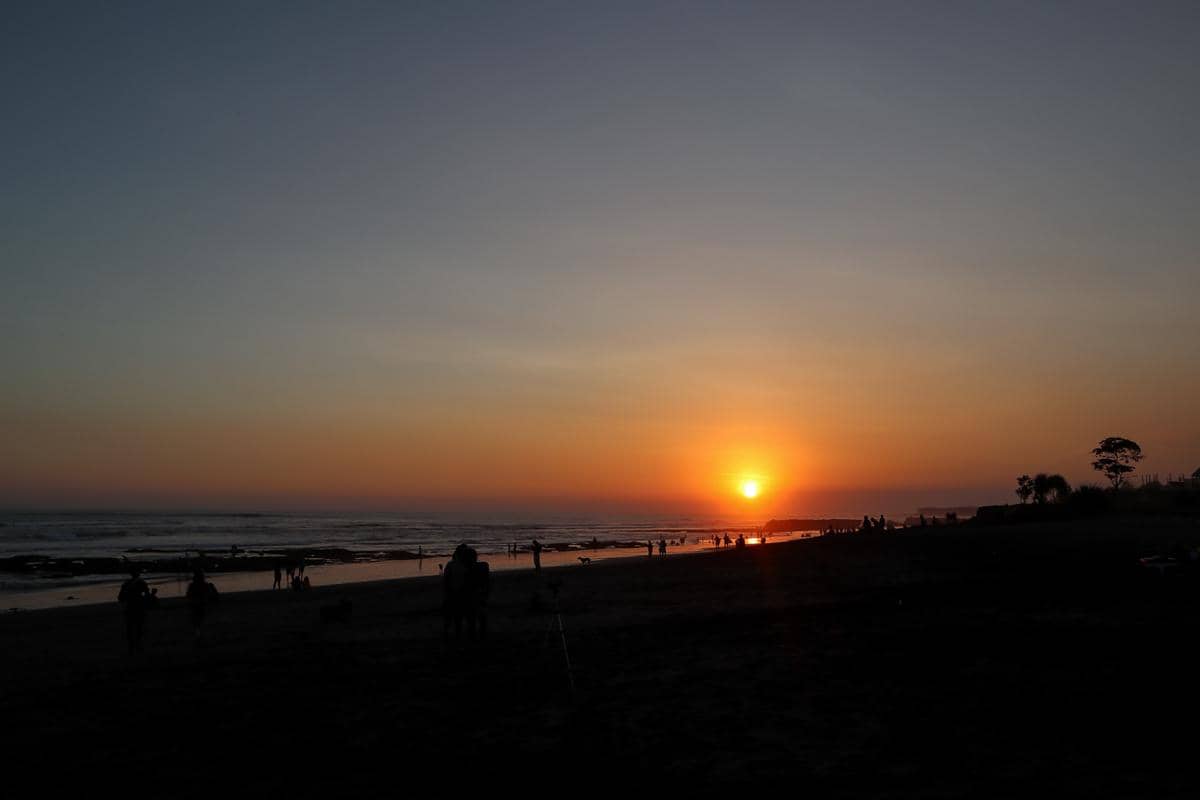 panorama sunset di Canggu (dok.pribadi/Natalia Indah)