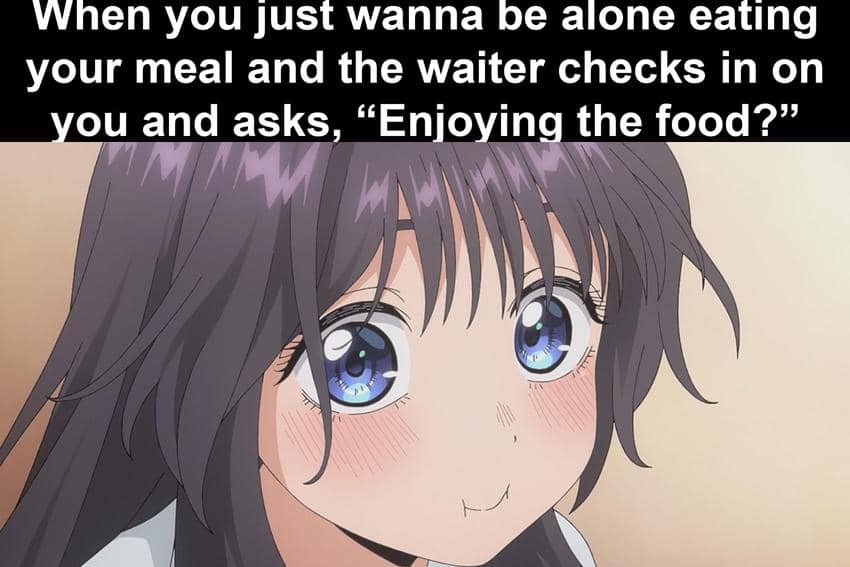 8 Meme Anime tentang Pelayan, Makanan Gak Datang-Datang