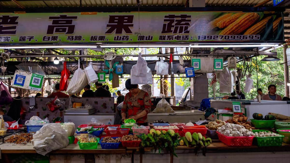 Ilustrasi pasar tradisional di China. (pexels.com/Da Na)
