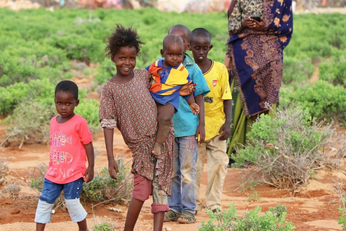 ilustrasi anak kecil di Somalia, Afrika Timur