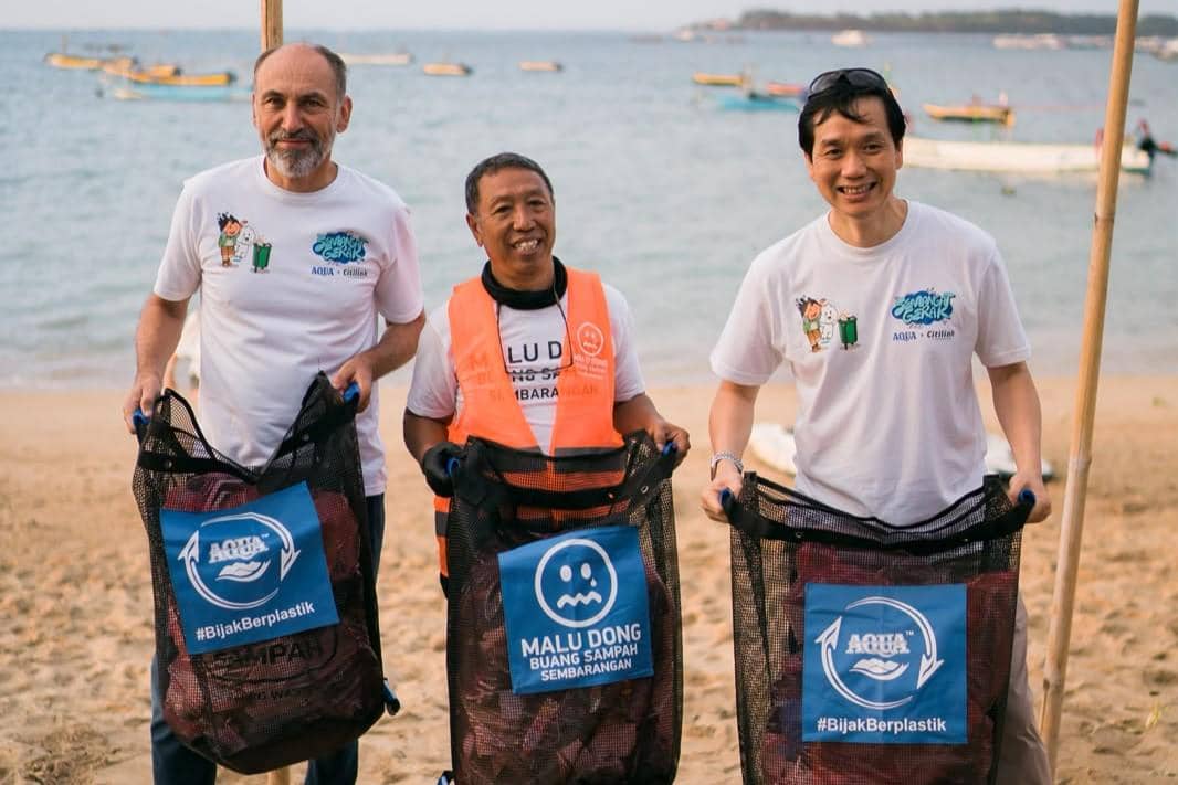 Kolaborasi AQUA dan Citilink untuk memperkuat ekonomi sirkular melalui pengelolaan sampah plastik.