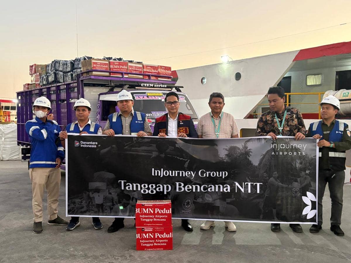 InJourney Airports Salurkan Bantuan bagi Warga Terdampak Gempa NTT