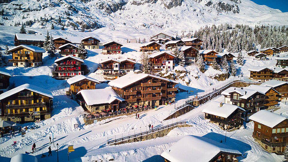 Desa Bettmeralp di Swiss