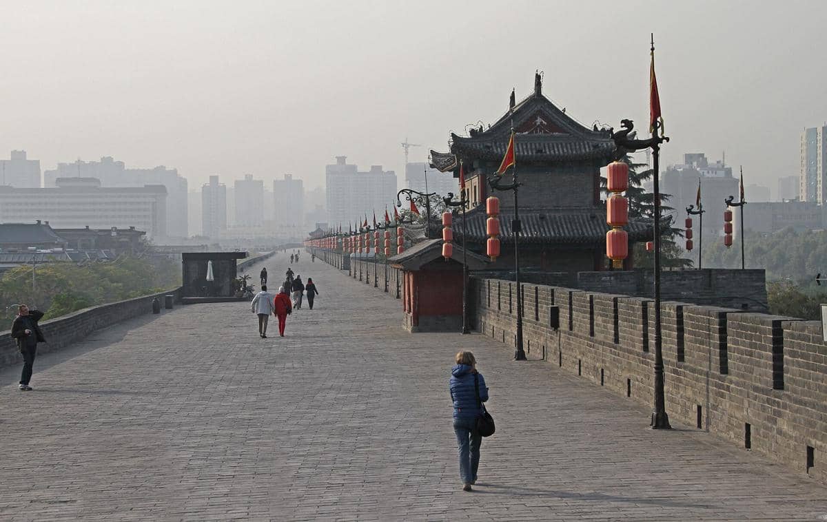 potret Ancient City Wall Xi’an