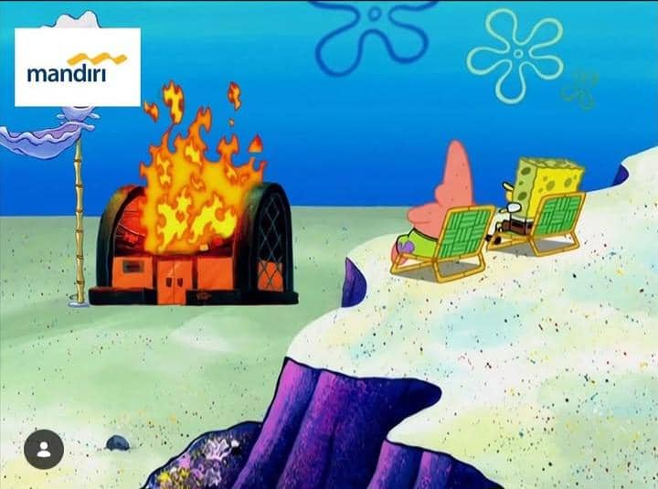 8 Meme Bank Mandiri Blokir Rekening Nasabah, Viral di Media Sosial