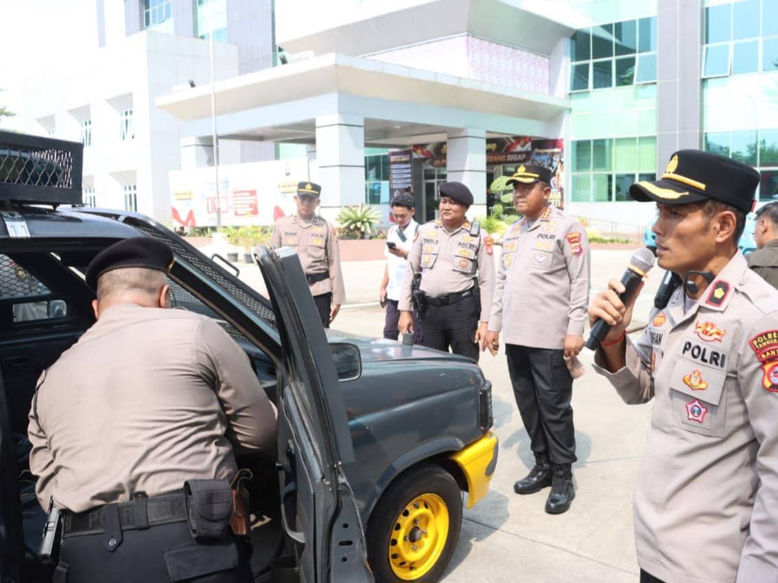 Polresta Tangerang Amankan Kantor Perbankan Jelang Demo 27 Agustus
