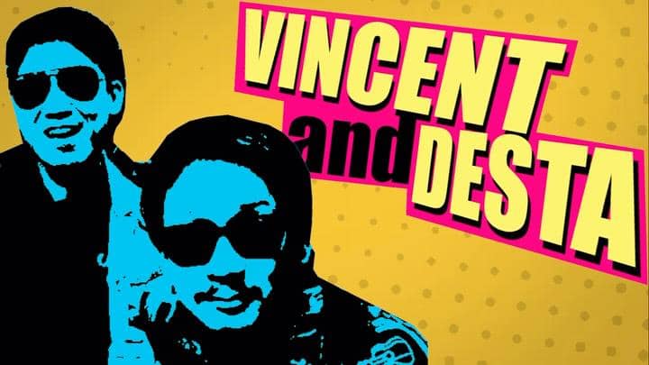 Vincent dan Desta berpose bersama dalam potret yang dibagikan melalui akun Instagram pribadi Desta.