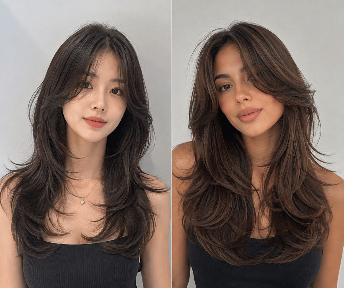 Ilustrasi butterfly cut