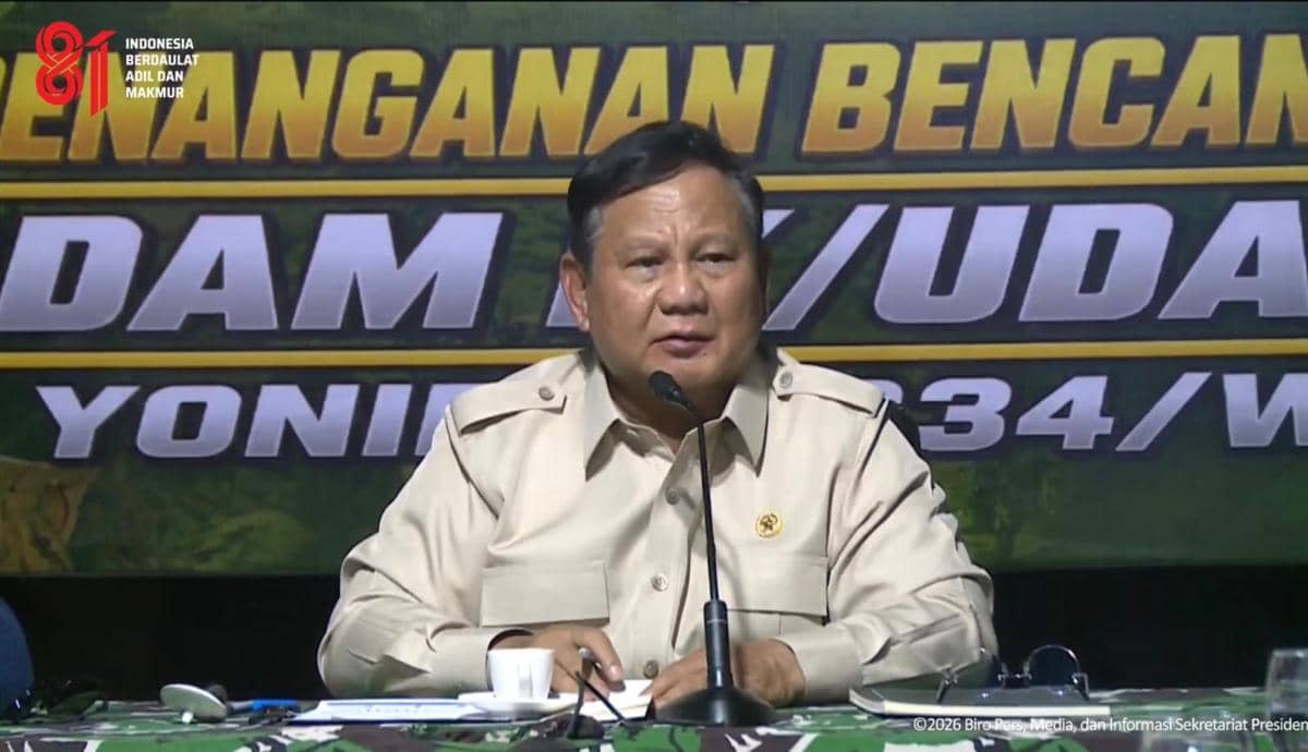 Prabowo Dapat Laporan Ada 105 Orang di NTT Wafat, 7.259 Gempa Susulan