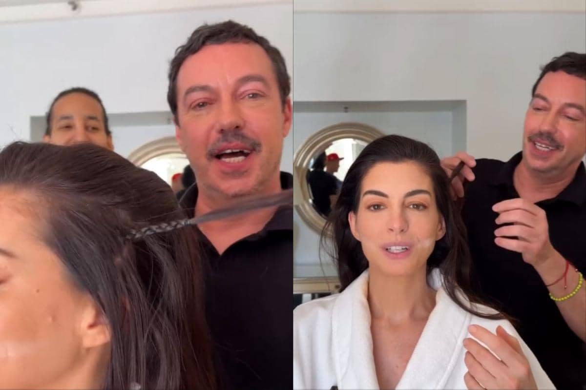 Potret Anne Hathaway menerapkan gaya rambut facelift untuk penampilannya di Oscar 2026