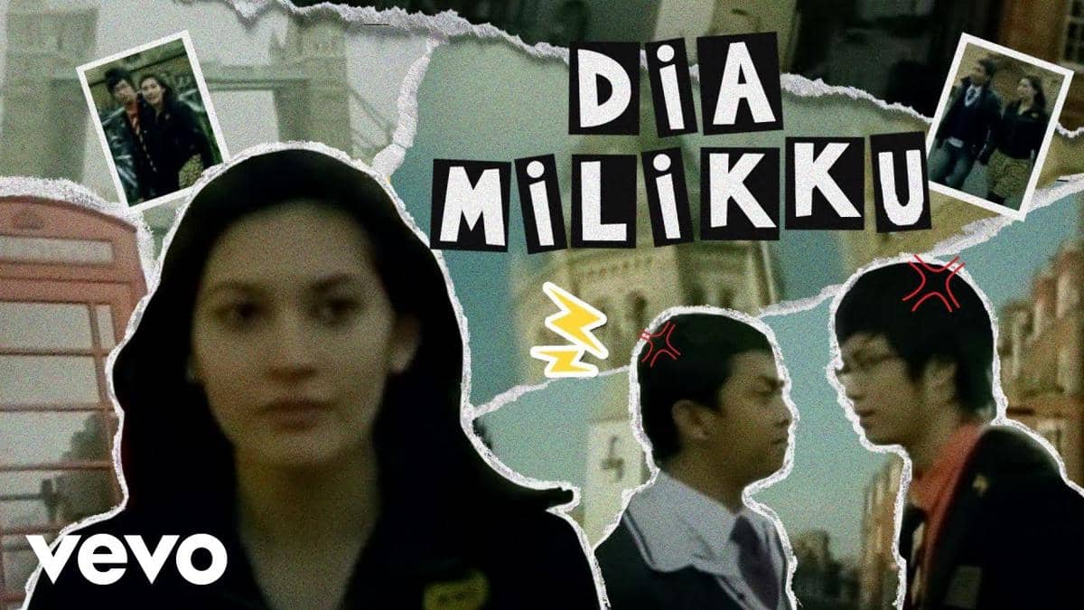 cuplikan video klip "Dia Milikku"