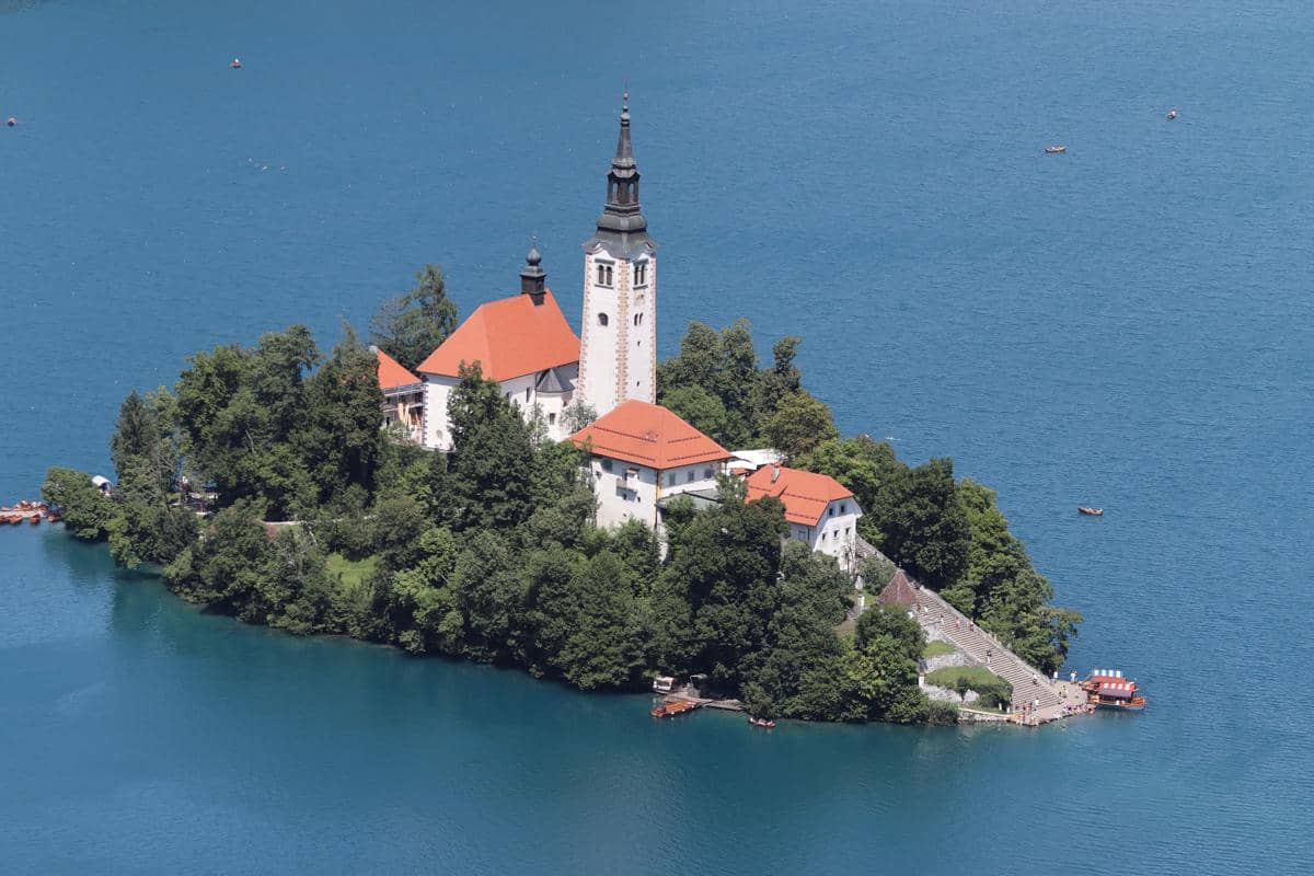 Bled Island, Slovenia.