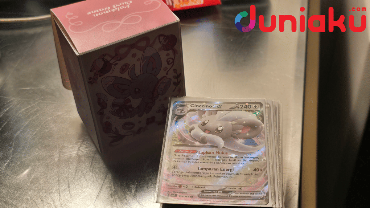 Deck Cinccino ex dari Pokémon Trading Card Game, berupa susunan kartu untuk dimainkan dalam permainan kartu koleksi.