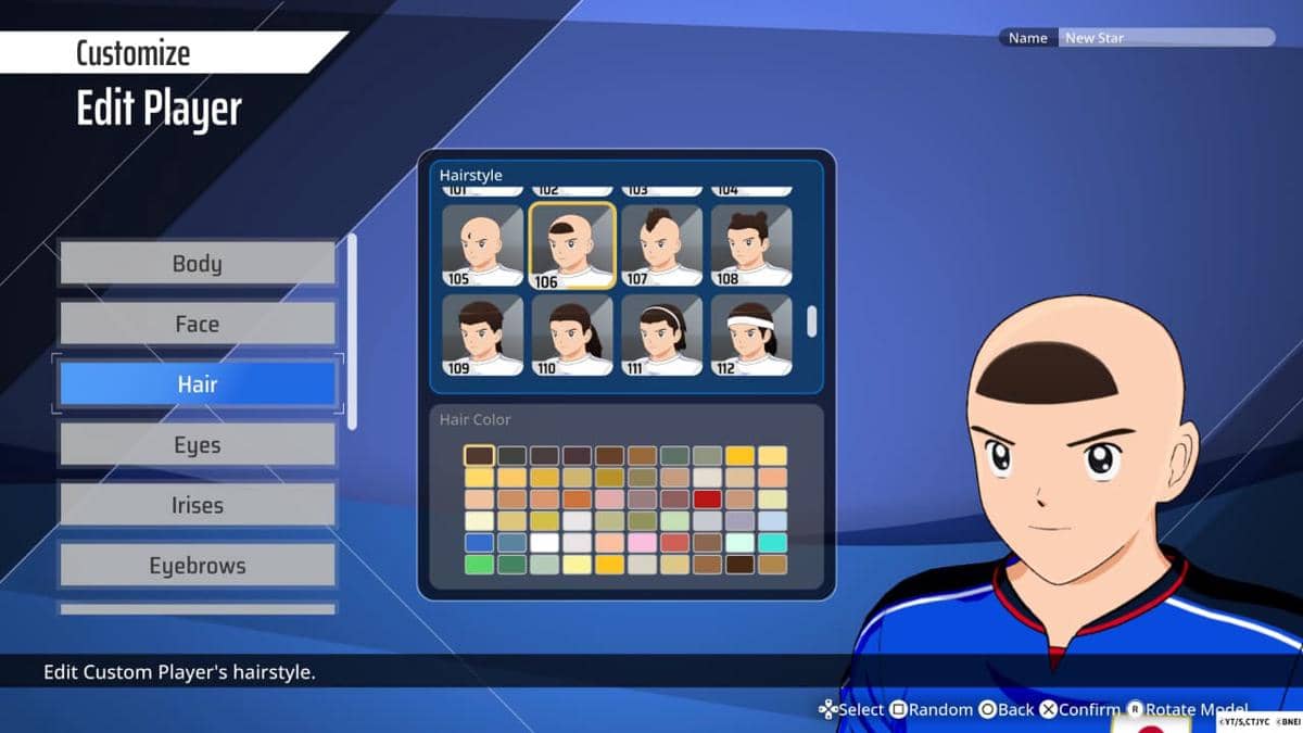Tangkapan layar permainan Captain Tsubasa 2 World Fighters yang digunakan dalam materi ulasan game.