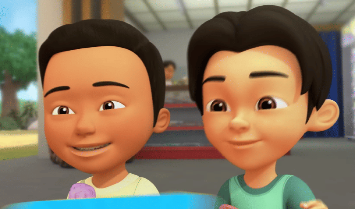 Dzul dan Ijat di Upin Ipin 