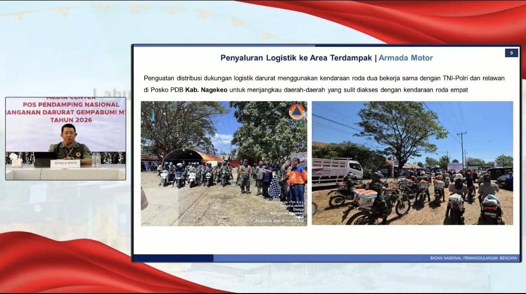 BNPB Akui Bantuan Belum Merata, Banyak Titik Pengungsian Masih Mandiri
