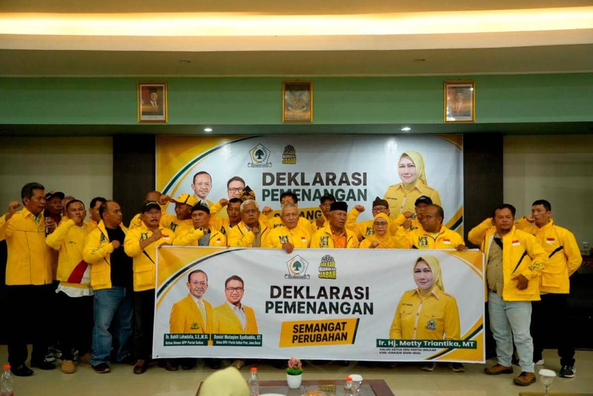 27 PK Golkar Cianjur Dukung Metty, Kritik Dominasi Keluarga