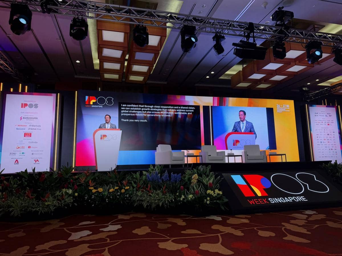 Menteri Hukum RI (Menkum), Supratman Andi Agtas dalam pertemuan Global Forum on Intellectual Property (GFIP) pada rangkaian Singapore IP Wee