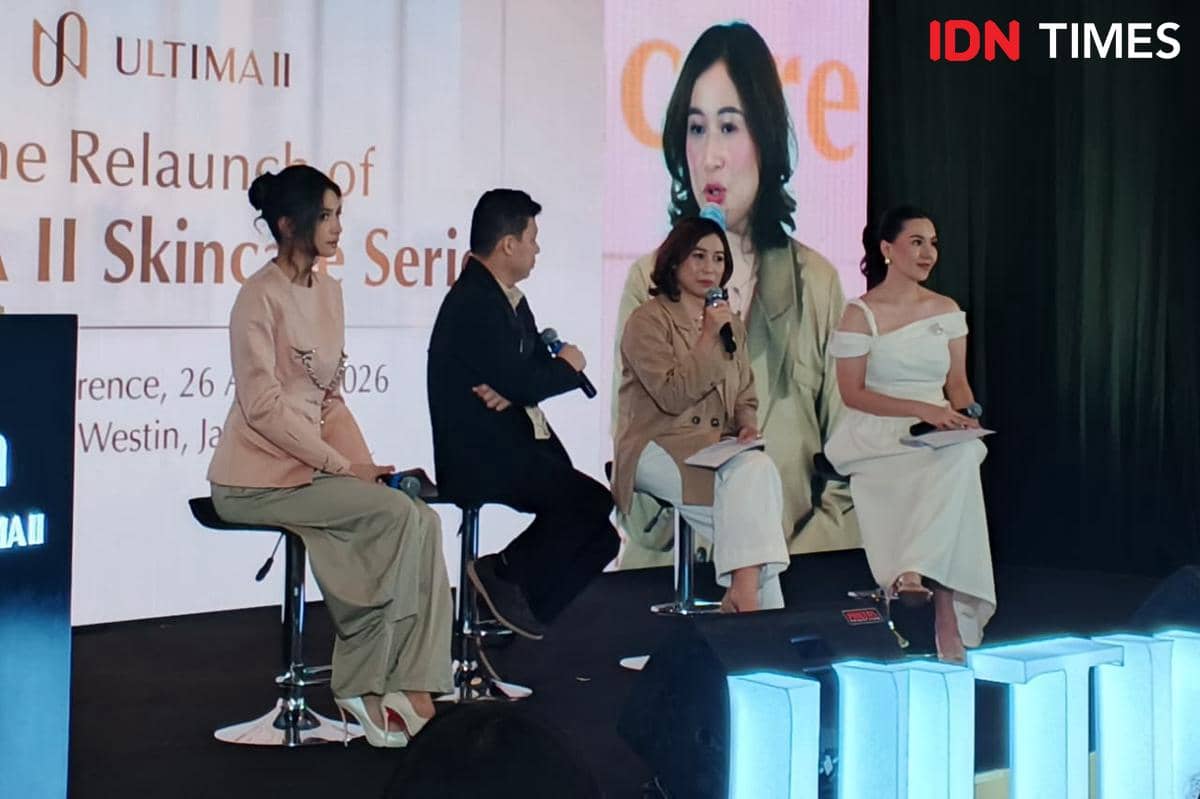 Press Conference The Relaunch of ULTIMA II Skincare Series yang diselenggarakan di The Westin Hotel, Jakarta Selatan, pada Rabu (26/8/2026)
