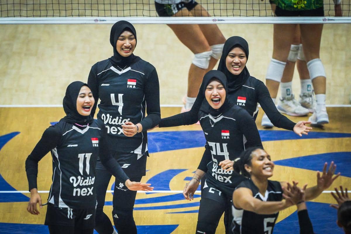 Timnas voli putri Indonesia bersiap menghadapi Australia dalam turnamen AVC Continental 2026.