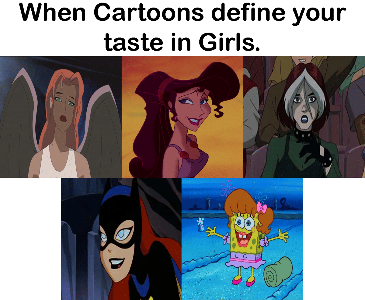 meme SpongeBob gadis menawan