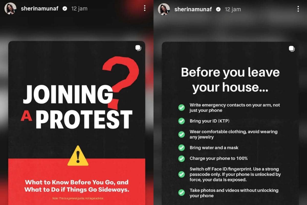 Sherina Munaf dukung aksi demo 27 Agustus 2026