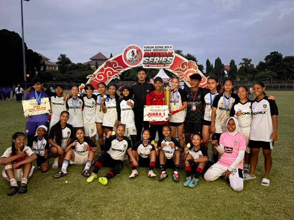 Kiyomi Bachdim main untuk Bali United Academy (instagram.com/kiyomisuebachdim)
