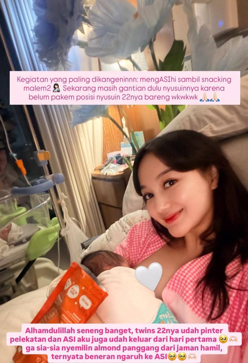 Nanda Arsyinta Melahirkan Anak Kembar di Tanggal Cantik (instagram.com/nandaarsynt)
