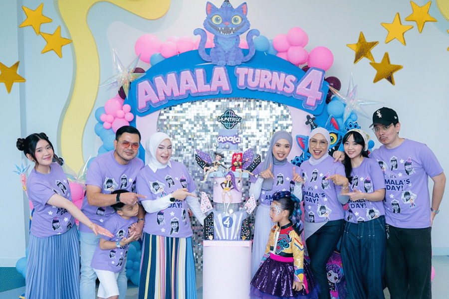 Dekorasi Pesta Amala Anak Irish Bella, Tema KPop Demon Hunters
