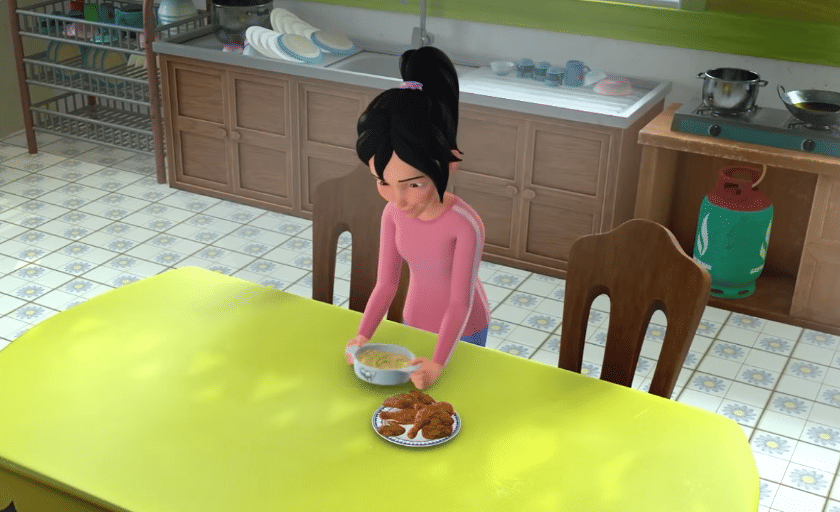 kak Ros di serial Upin Ipin