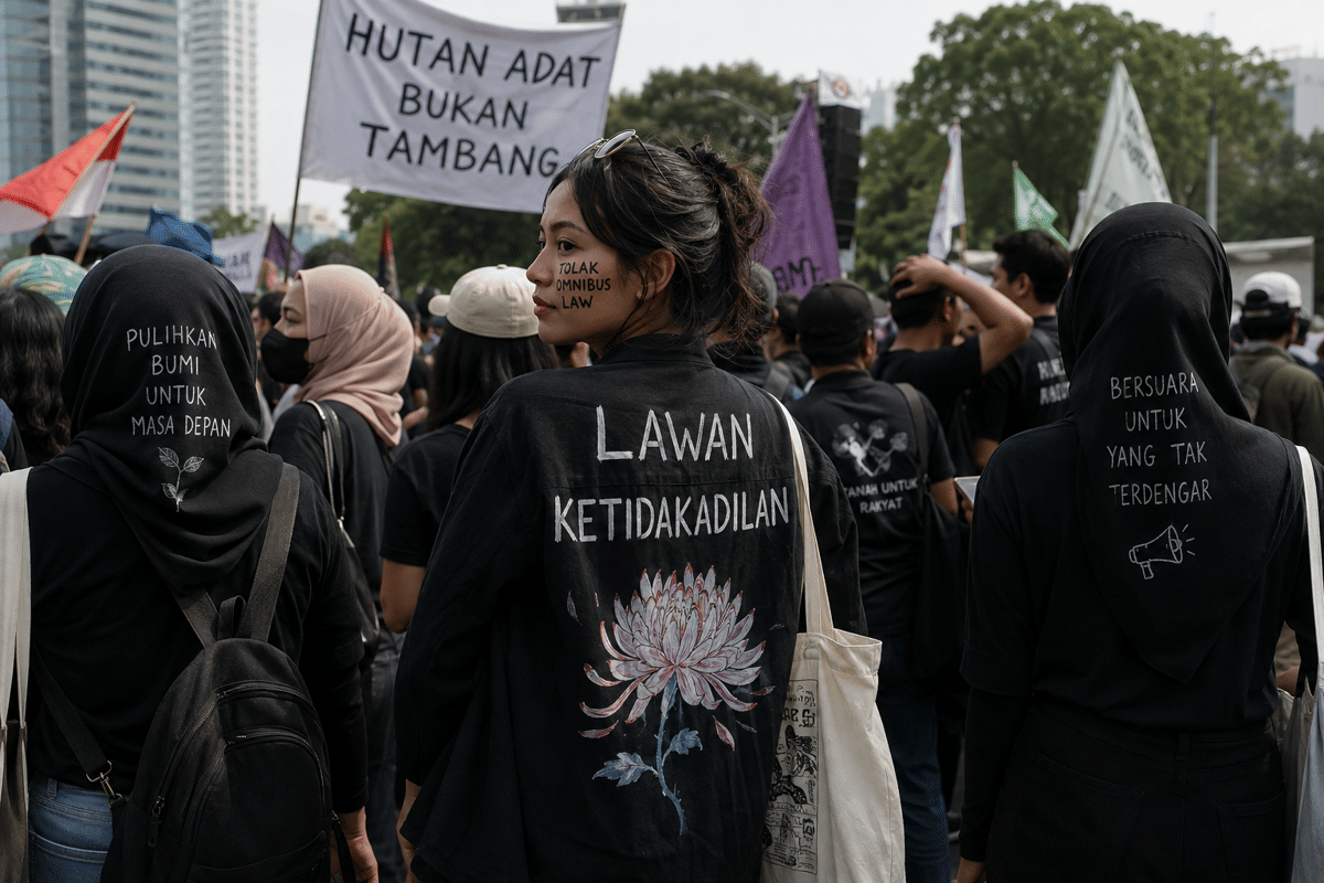 Slogan di Kaos hingga Poster, Kenapa Visual Penting dalam Aksi Protes?