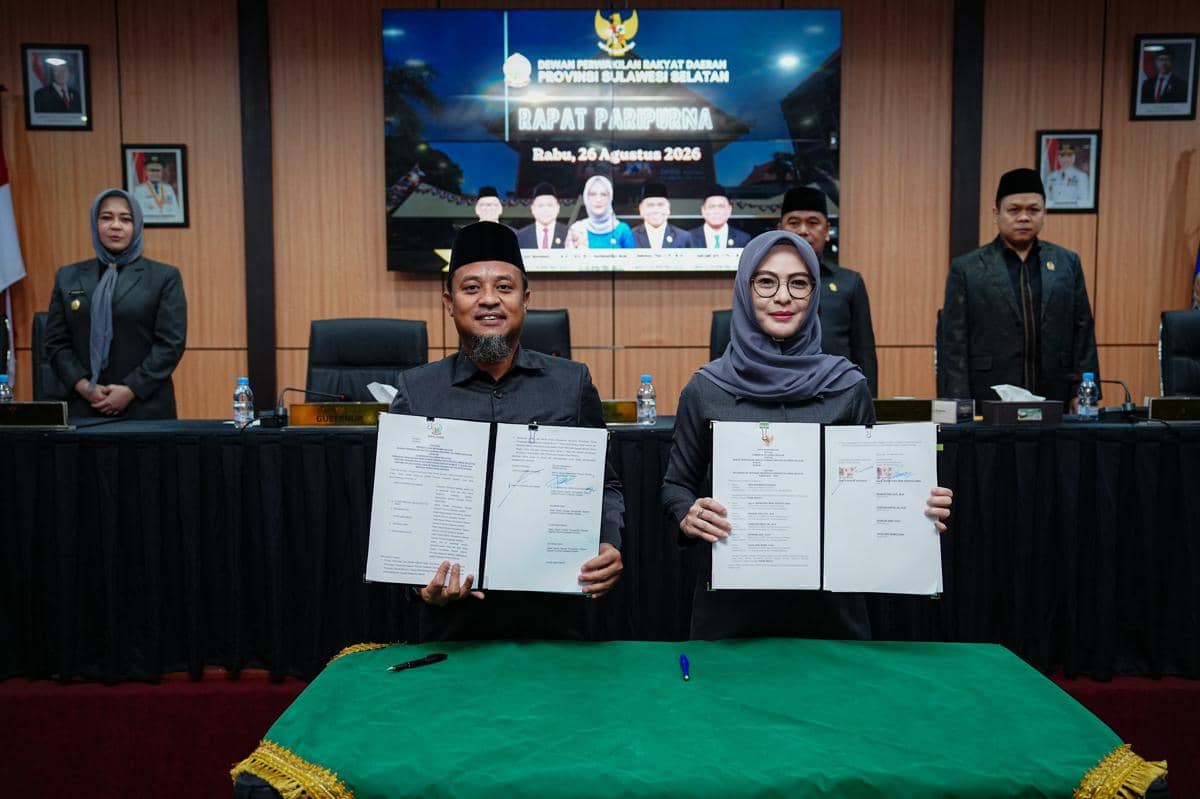 Pemprov dan DPRD Sulsel sepakat tidak menaikkan tarif BBNKB dan PBBKB di tahun 2027. (Dok. Pemprov Sulsel)